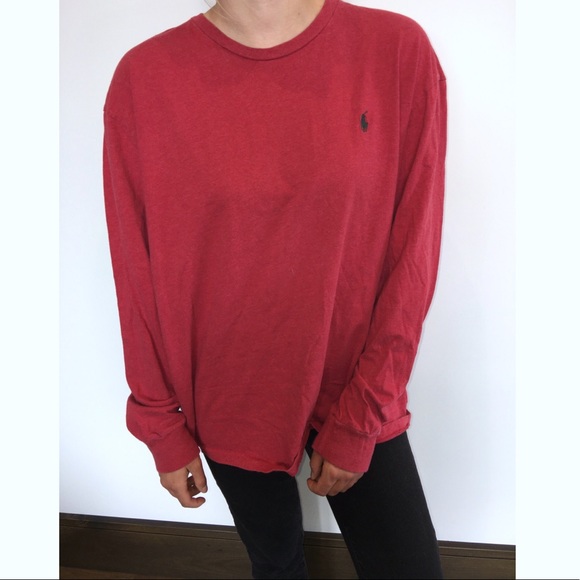 Ralph Lauren - Red Long Sleeve Shirt - Men's XL - Picture 3 of 6